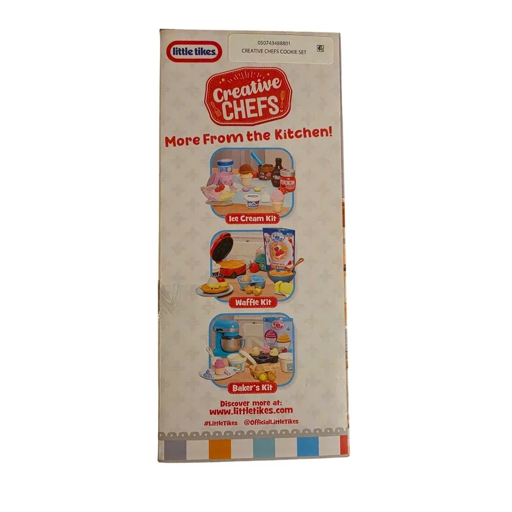 Little Tikes Creative Chefs Cookie Kit 11 Piece Pretend Play Baking‎ Set New